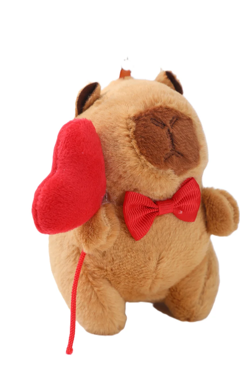 Sticky Bestie Sticky Bestie Capybara Plush Charm with Red Heart